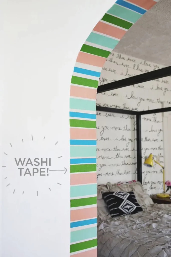 50 ideias de decoracao com washi tape washitape parede